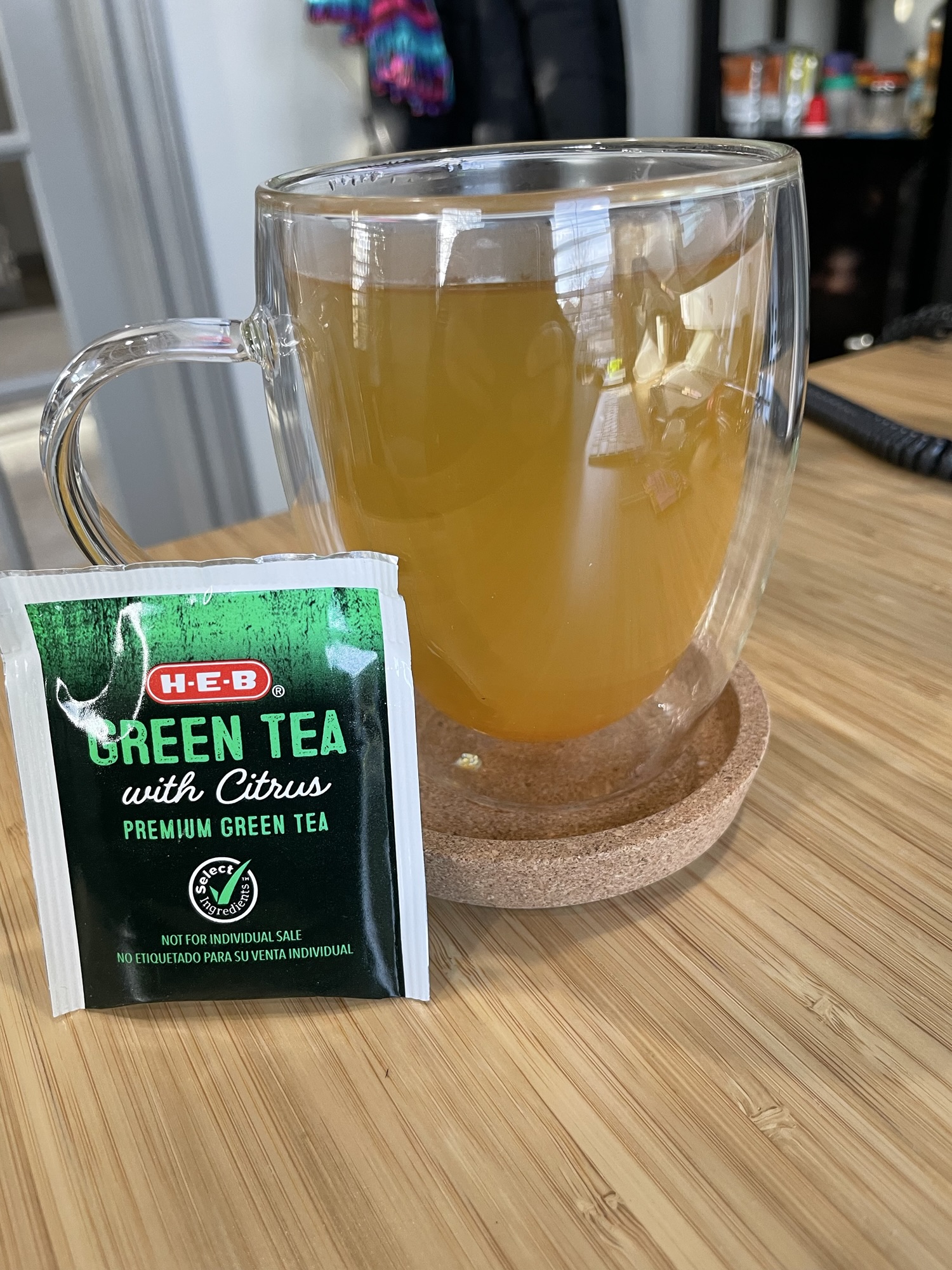 green tea with citrus – obligatory tea time